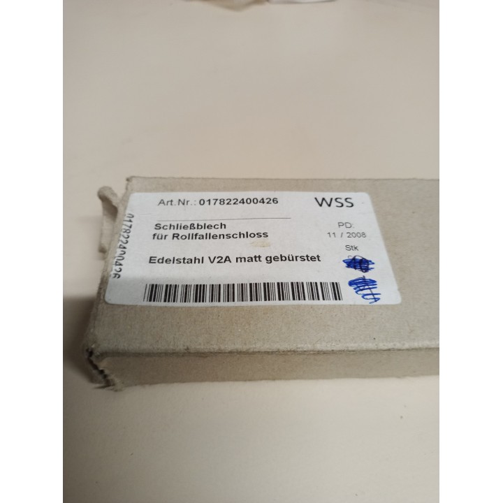 WSS Schließblech 017822400426 für Rollfallenschloss