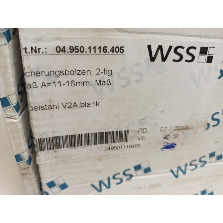 WSS Sicherungsbolzen 049501116405