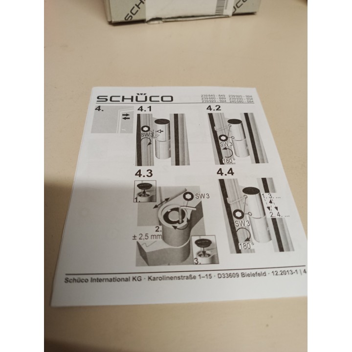Schüco 239841 Türband schwarz matt