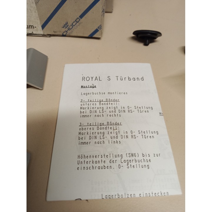 Schüco 239013 Türband 3teilig EV1